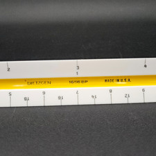 Vintage Dietzgen 1656 BP Triangular Scale Ruler Architecture Drafting