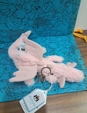 Jellycat Pink Dragon Plush Bag Charm Keychain Soft Suffed Toy Cute Gift NWT