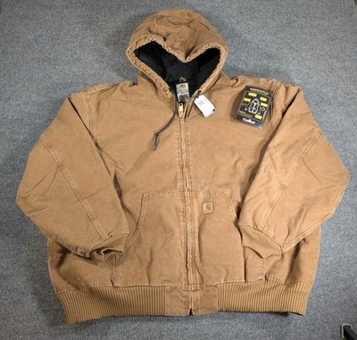 VTG NOS! Carhartt Sandstone Active Jacket 4XL Duck Brown
