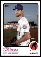 Jacob deGrom 2021 Topps Archives #106 New York Mets FREE SHIPPING AutographDen