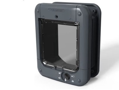Closer Pets Microchip Activated Cat Flap (360)-ISO & Avid Compatible