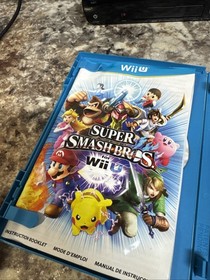 Nintendo Wii U 32GB Home Console Bundle - Black w/ super smash bros 