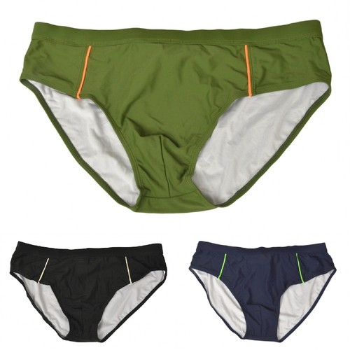 Slip mare AQABA costume piscina conformato elastico in vita con coulisse interna - Afbeelding 1 van 7