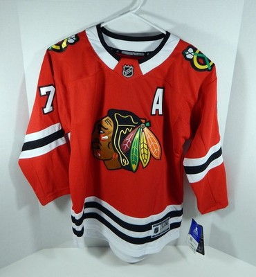 New Youth Chicago Blackhawks Brent Seabrook #7 Outerstuff Prem Red Jersey L/XL