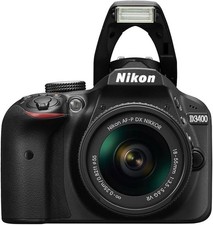 Nikon D3400 Digital SLR Camera 18-55mm Nikkor Lens SC 21,500