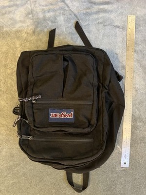 Jansport Big Student XL Backpack Solid Black 3 Compartments Front Pockets  Y2K | eBay
