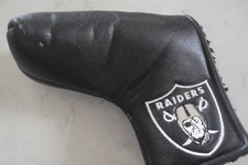 Las Vegas Raiders blade putter headcover GUC