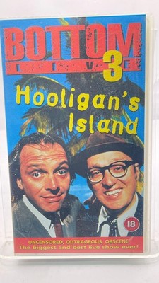 Bottom 3 Live Hooligan's Island VHS Video Tape