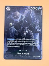 Five Elders (Alternate Art) OP13-082 Carrying on His Will Foil