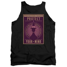 Fantastic Beasts Protect Your Mind Mens Tank Top Shirt Black Officially Licensed