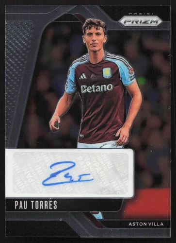 2024-25 Panini Prizm Premier League Soccer Pau Torres Signature Auto #S-PT