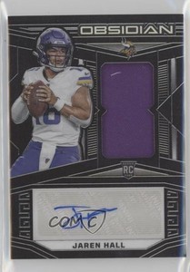 2023 Panini Obsidian Rookie Jersey Auto /199 Jaren Hall #209 Rookie Auto RC