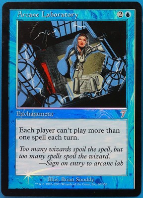 Arcane Laboratory FOIL 7th Edition PLD Blue Uncommon CARD (493600) ABUGames