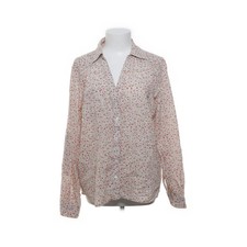 Friendtex, Bluse, Größe: XL, Weiß/Mehrfarbig, Baumwolle, Blumen, Damen #LXn