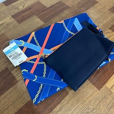 J Mclaughlin Travel Pouch NWT $68 Vacation Cosmetic Bag Katy Multi Print Set