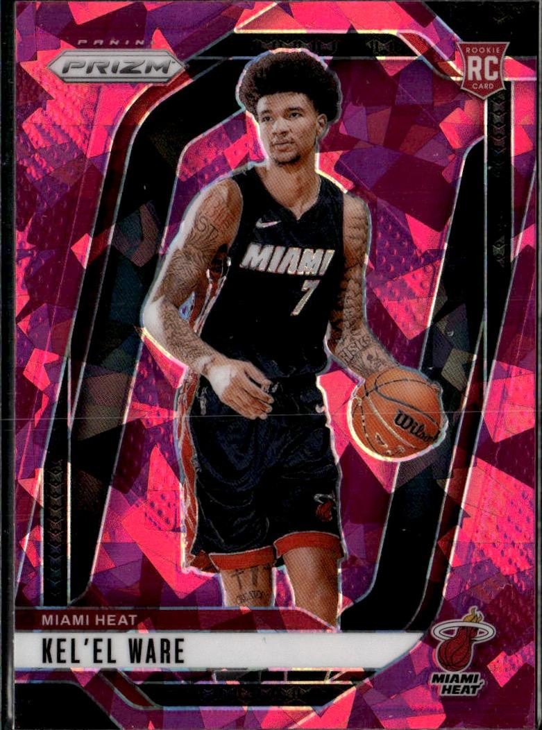 2024-25 Panini Prizm #248 Kel'el Ware Prizms Pink Ice