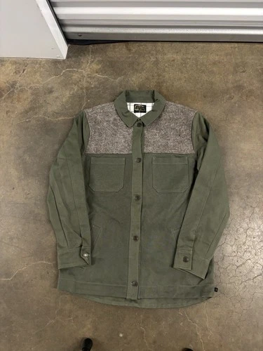 United By Blue Wool Panel Chore Jacket Olive Green Workwear Large - product listing photo