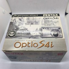 Pentax Optio S4i Silver Compact Digital Camera 4MP Tested Working Japan