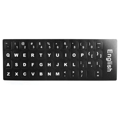 Keyboard Sticker For All 10In To 17In laptop Keyboards Desktop PC Keyboards - Afbeelding 8 van 20