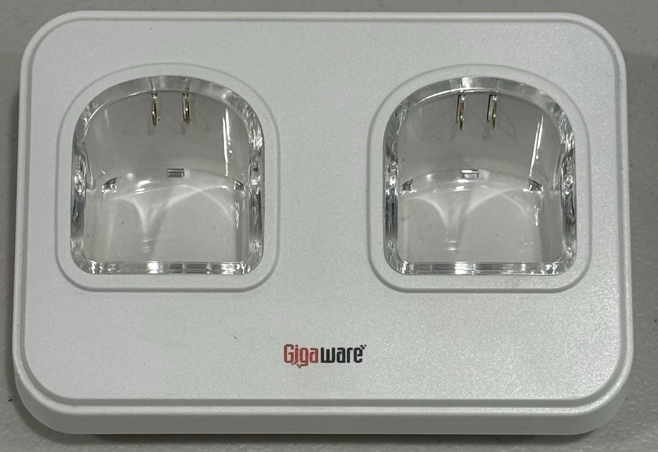 Dual Charging Station Dock Rechargeable Battery for Wii U Controller not tested - Image 4 of 4