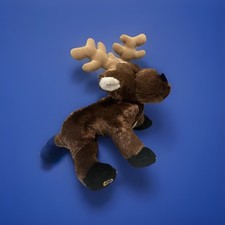 Ganz Webkinz Reindeer Moose Plush Stuffed Animal Brown Soft