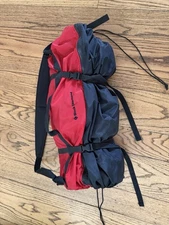 Vintage Black Diamond Rope Bag Red/Black