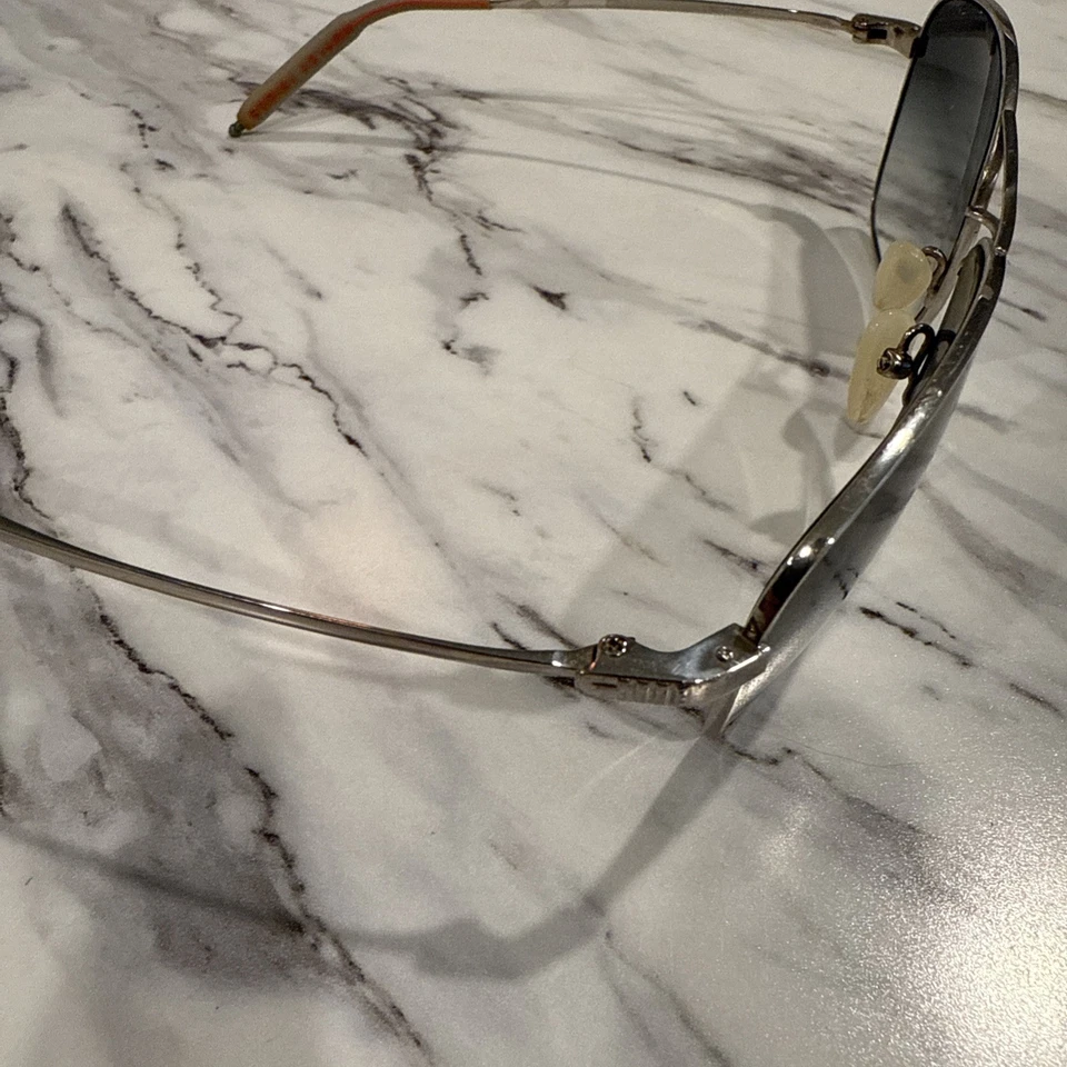 Очки солнцезащитные мужские Mosley Tribes Aviatrix синие линзы и серебристая оправа ЧИТАЙТЕ - Изображение 2 из 4