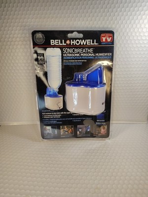 BELL + HOWELL SONIC BREATHE Ultrasonic Personal Humidifier NEW SEALED