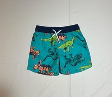 Carter's Boys 18 Months Dinosaur Green Blue Swim Trunks NWOT Beach