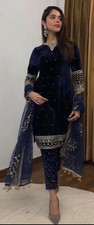 Designer Indian Pakistani Salwar Kameez Bollywood Dress Party Wear Suit wedding