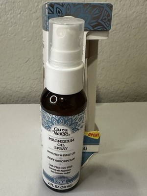 GuruNanda Magnesium Oil Spray  Muscle Relief & Soothing Aches 2 Oz See Desc