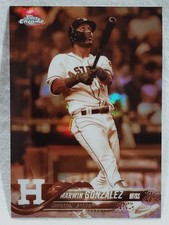2018 Topps Chrome Sepia Refractor #38 Marwin Gonzalez Houston Astros
