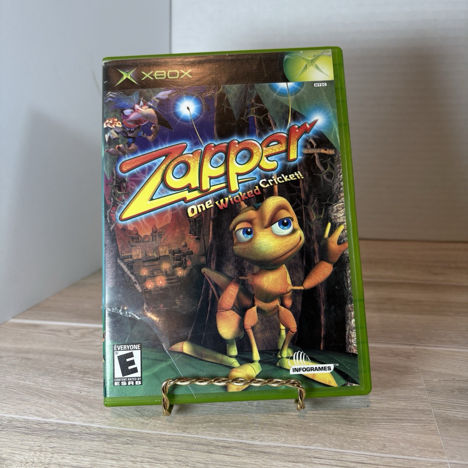Zapper One Wicked Cricket Xbox CIB Complete Tested Cleaned P