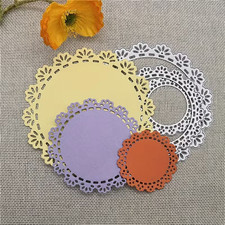 (46)Stanzschablone ** Zierrahmen rund ** Scrapbooking, Karten , Basteln  + NEU +