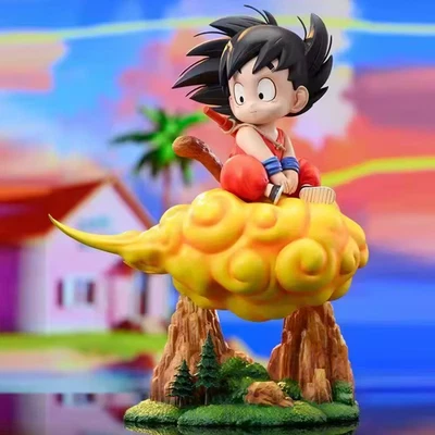 🔷 Figurine Son Goku Enfant 20 cm – Dragon Ball – Nuage Magique Kinto’un - Photo 1/4