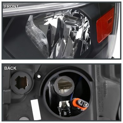 Halogen Headlight Assembly Pair For 2019-2024 Dodge Ram 1500 – Left+Right, Black Housing