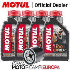 Maintenance Kit Oil Motul Harley Davidson XL1200C Sportster 1200 Custom 99-19 + F