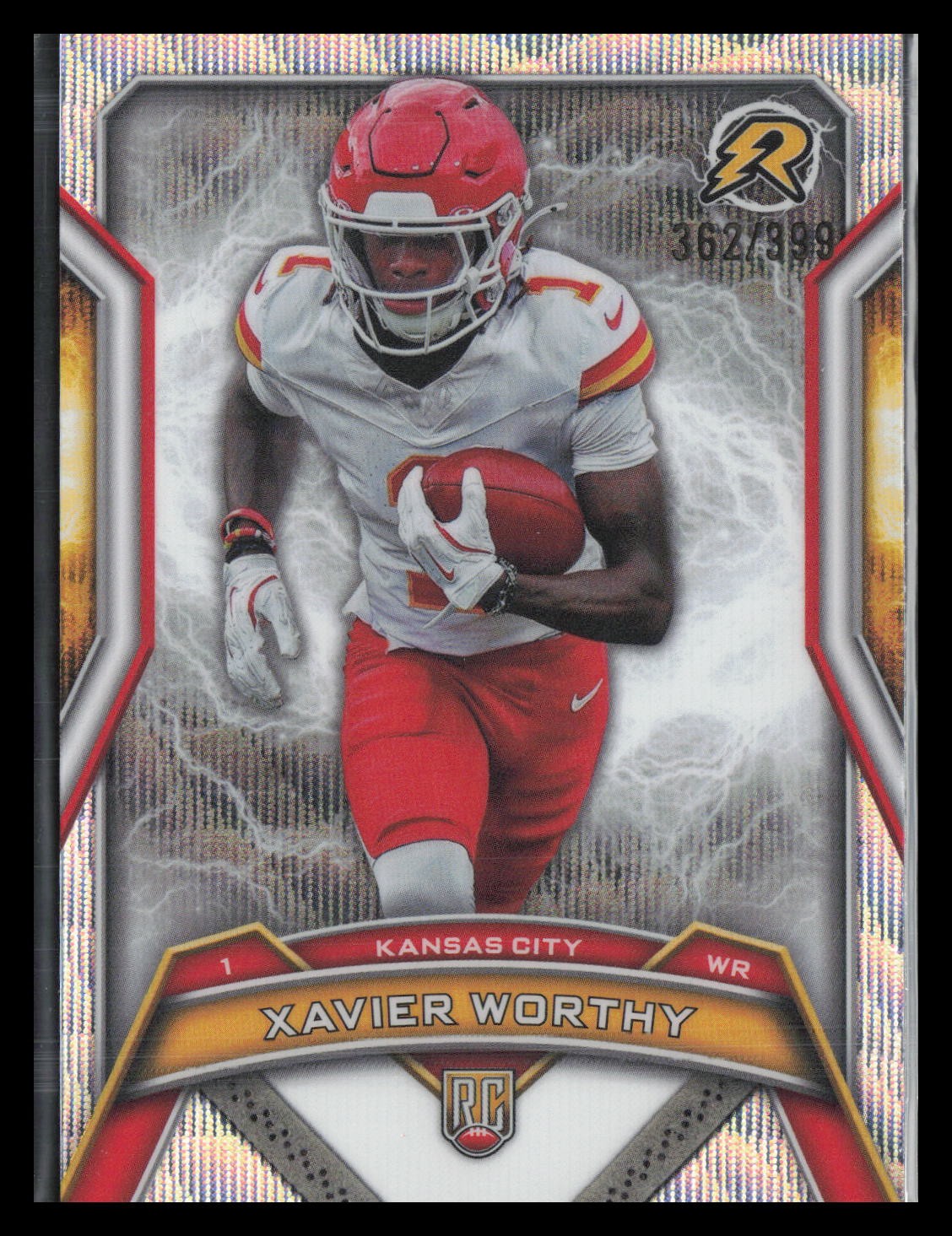 2024 Topps Resurgence #143 Xavier Worthy Surge #/399 Rookie