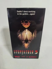 STEPFATHER 3 (1992) Slasher Horror VHS Tape Vidmark Priscilla Barnes ITC RARE