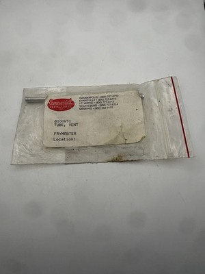 Frymaster 8100691 Vent Tube OEM Genuine Fryer Part NEW