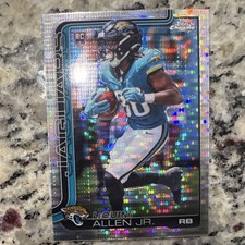 Topps Chrome Rookie LeQuint Allen Jr. #384 2025 Jacksonville Jaguars NFL