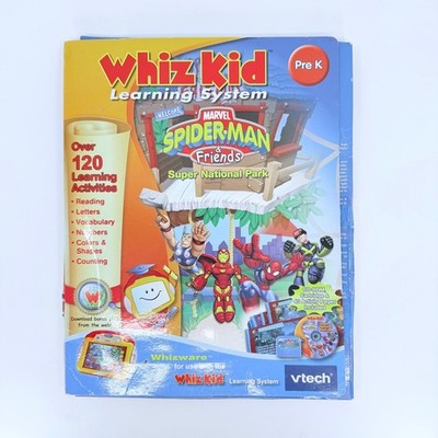 VTech Whiz Kid Marvel Spider-Man & Friends Super National Park 80-086060 CD Cart