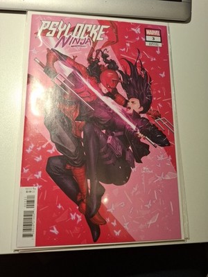 US MARVEL  PSYLOCKE NINJA #3  COVER VARIANT BY  INHYUK LEE