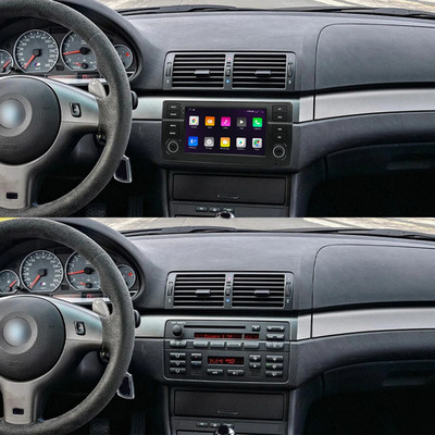 For BMW E46 2-Door Coupe(1999-2006) GPS Carplay Radio Multimedia Car Navi Stereo