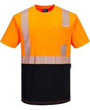 Portwest S196 Hi-Vis Contrast Short-Sleeve T-Shirt Hi-Vis Contrast T-Shirt S/S