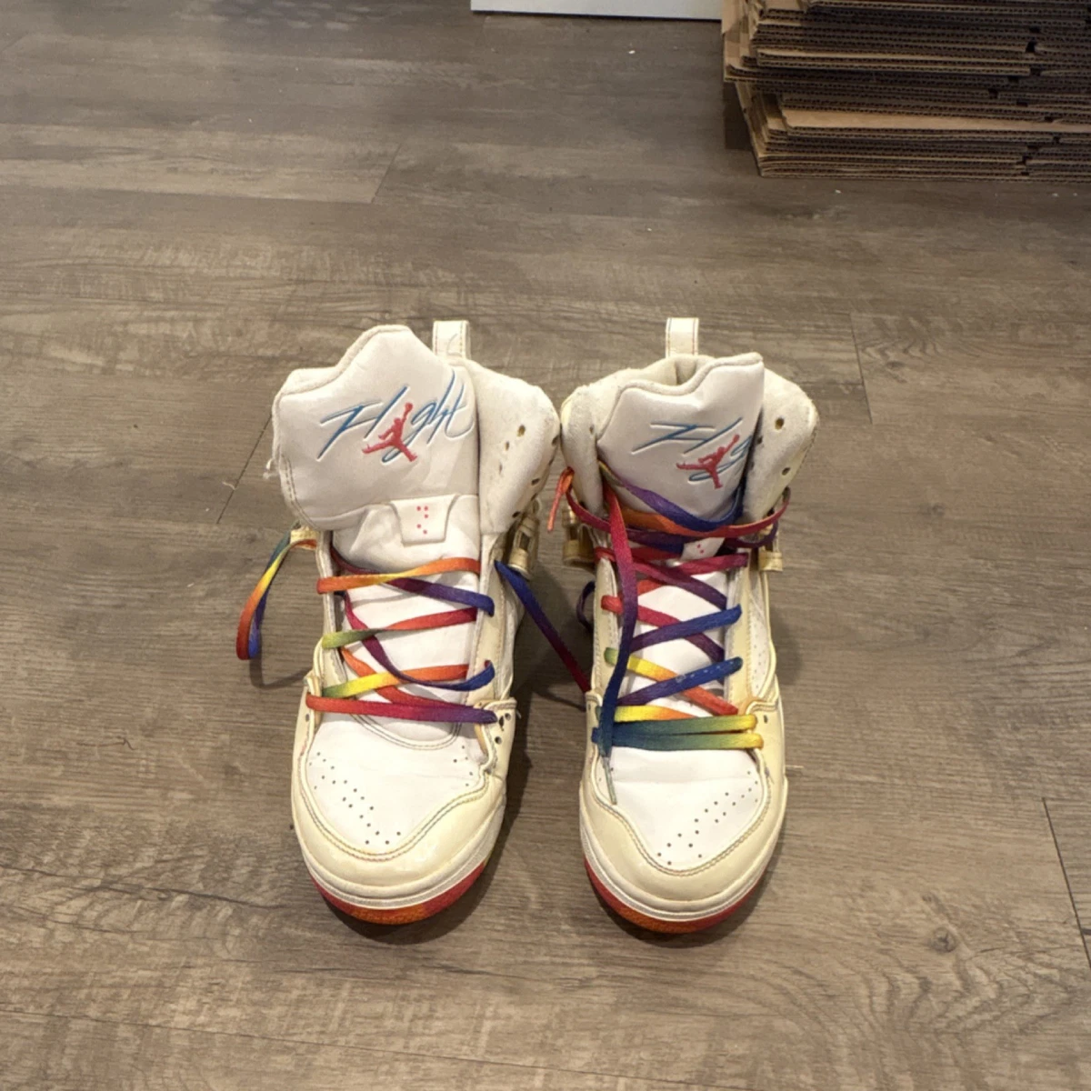 Jordan Flight 45 High White Trail Blue for Sale | Authenticity