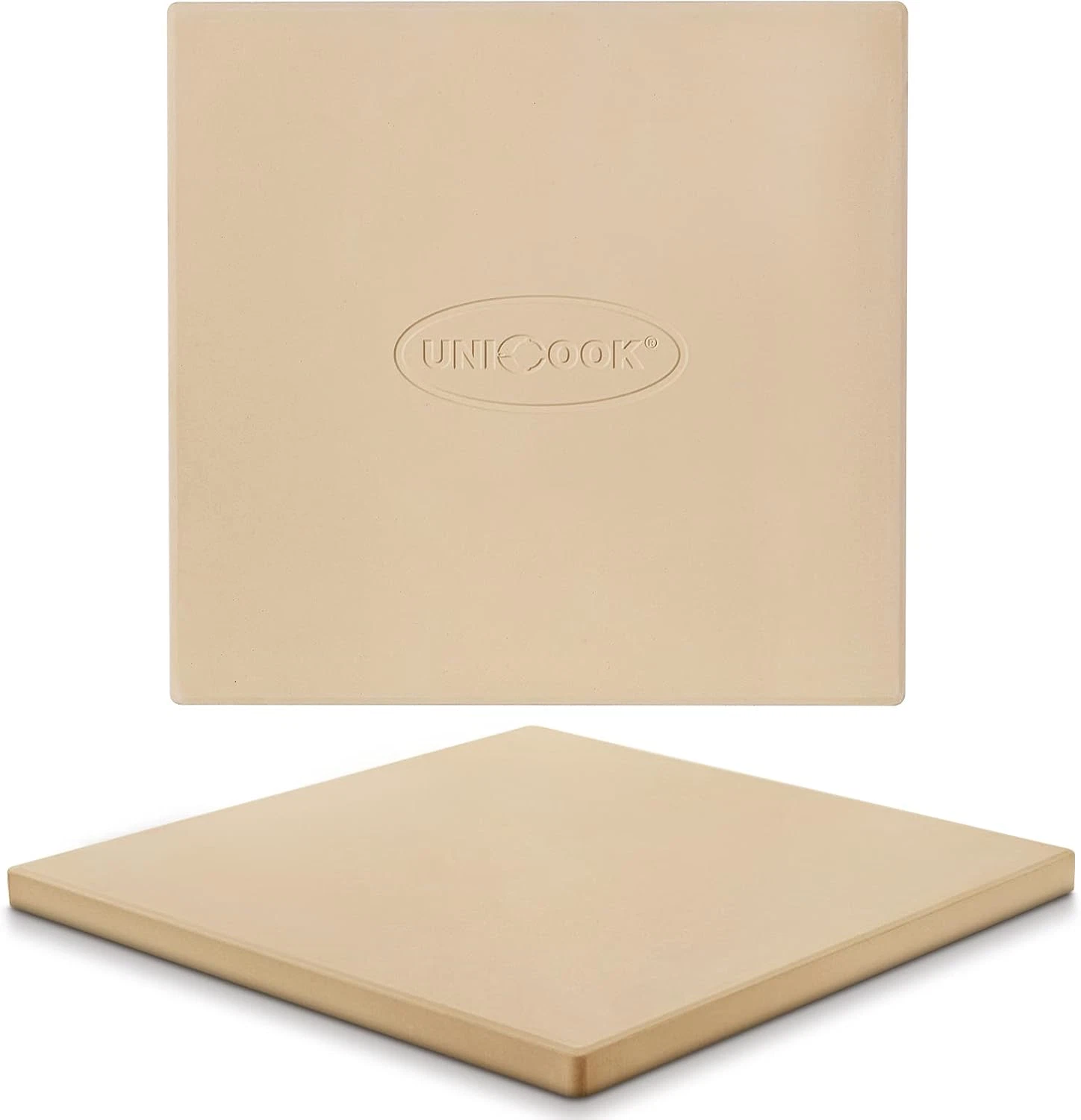 Pizza Stone for Oven and Grill, 12 Inch Square Bread Baking Stone