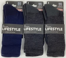 Darn Tough 1657 Men's 3X Standard Crew Lifestyle Lightweight Socks Mix Size M