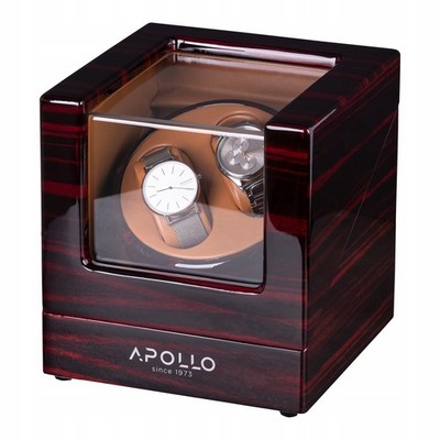 Uhrenbeweger APOLLO SINCE 1973  fur 2 uhr Exklusive Uhrenbox Uhrenkasten