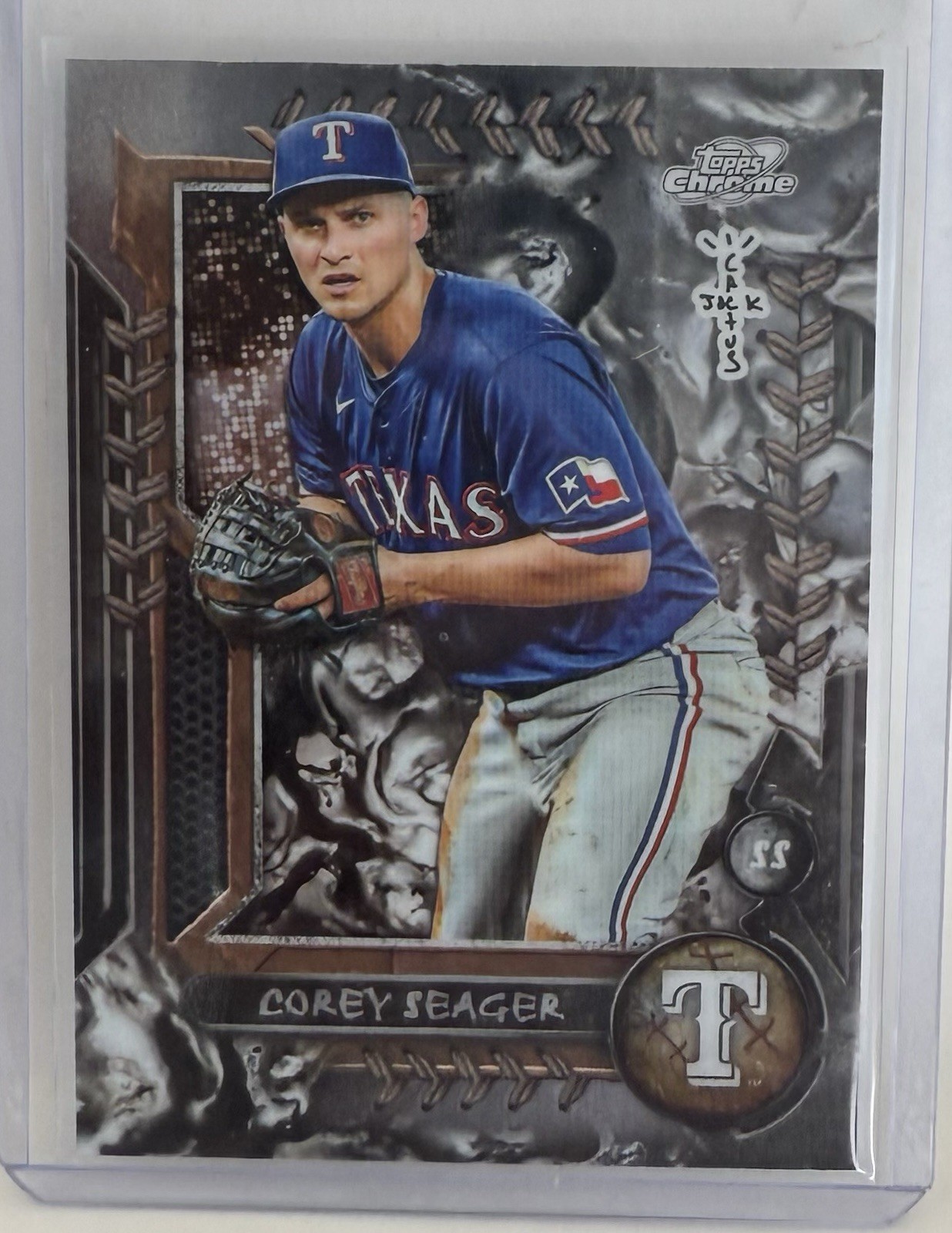 2024 Topps Cosmic Chrome x Cactus Jack Corey Seager #17 Rangers